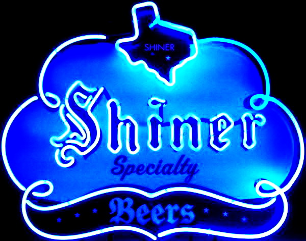 Shiner Backboard Neon Sign
